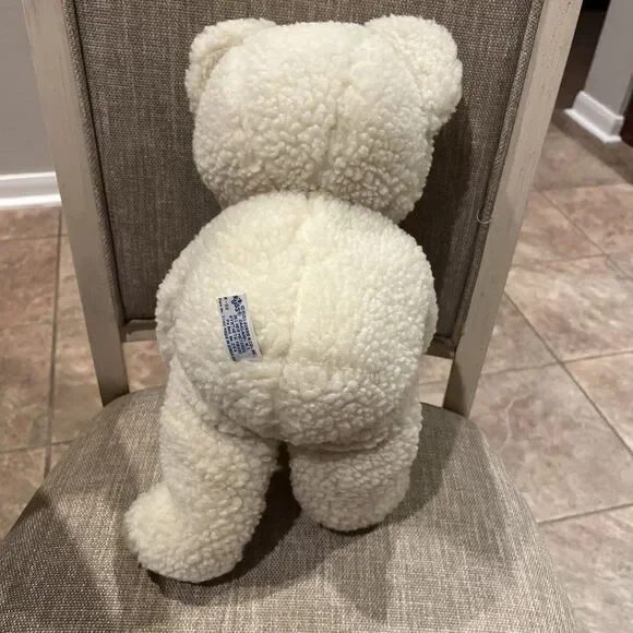 Vintage Russ 1986 NWT Snuggle Bear Puppet Plush from The Lever Co. - Picture 4 of 6